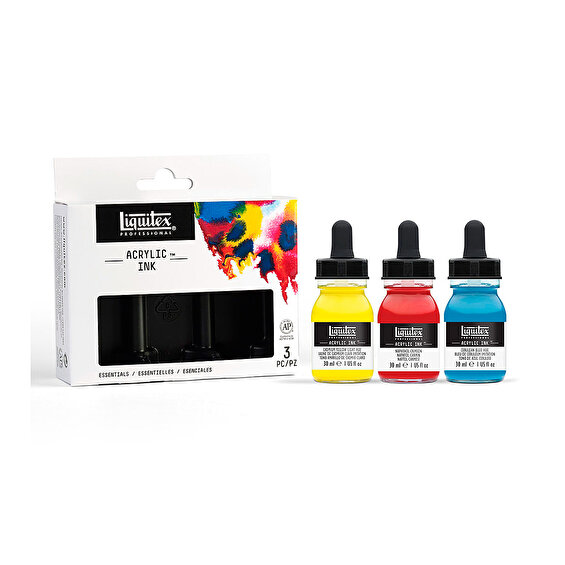 Liquitex Acrylic Ink Essentials 3-set