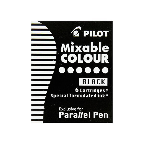 Pilot Parallel Pen Refill Black, 6-set
