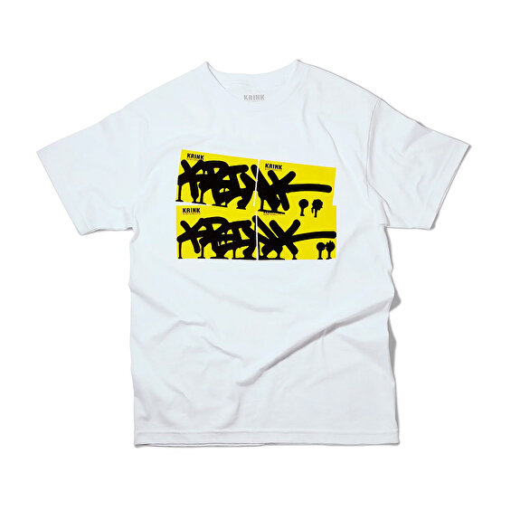 Krink Stickers T-shirt, White