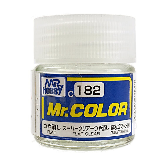 MR. HOBBY MR. COLOR, C-182 FLAT CLEAR 10ML