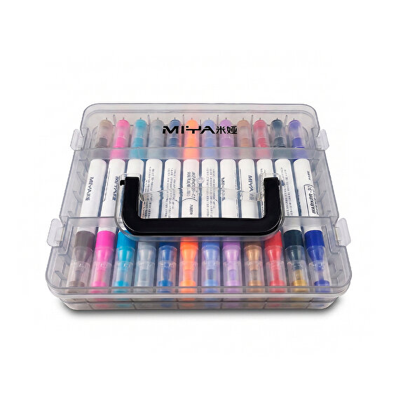 Miya Acrylic Dual Nib Marker 24pcs