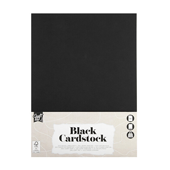 Black card, A4, 10 sheet