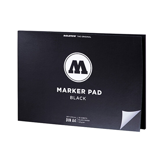 Molotow Marker Pad A4, Black