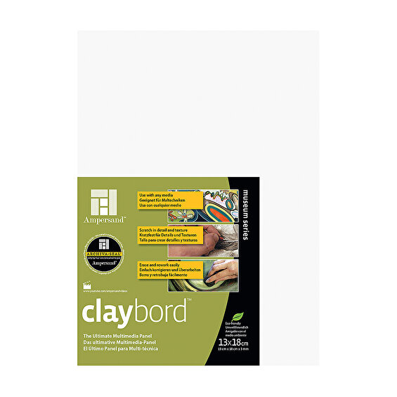 Ampersand Claybord 3 mm - 13 cm x 18 cm