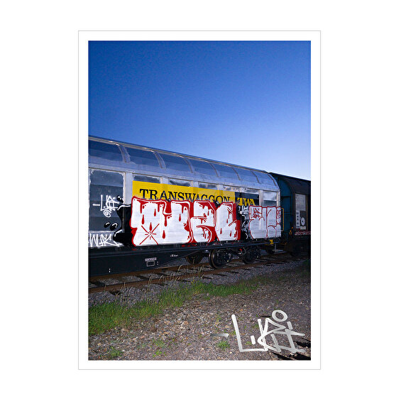 Uzi Poster Transwaggon 50x70