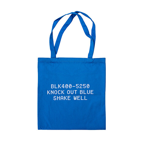Montana Cotton Bag Donut Print 5250 Knock Out Blue