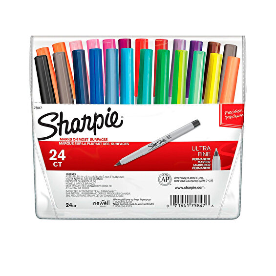 Sharpie Ultra Fine Point, 24set
