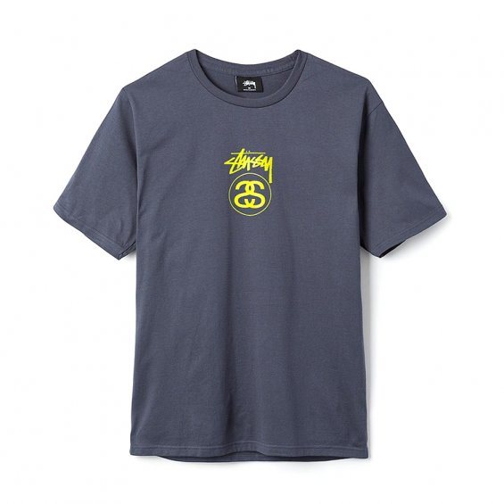 Stussy Stock Link Tee Ho16, Midnight front