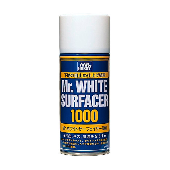 Mr. Hobby White Surfacer 1000 Spray, 170ml