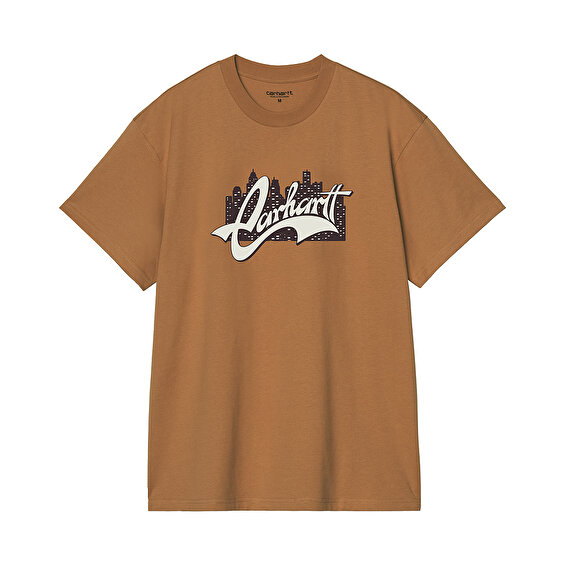 Carhartt WIP S/S Boogie Night T-Shirt, WIP H Brown