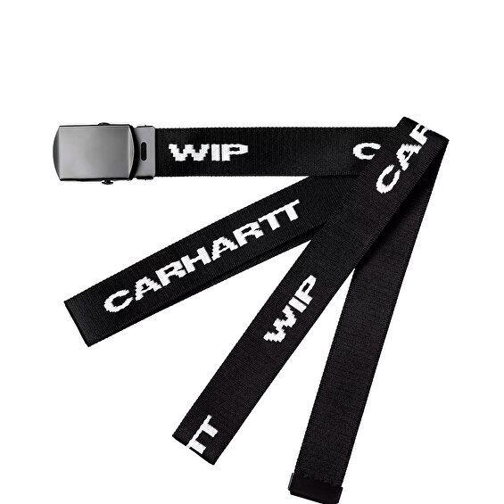 Carhartt WIP Chapter Script Belt, Black