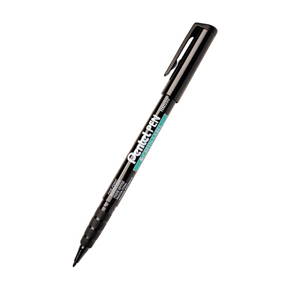 Pentel Permanent Fiberpen NMS50-A  2mm, Black