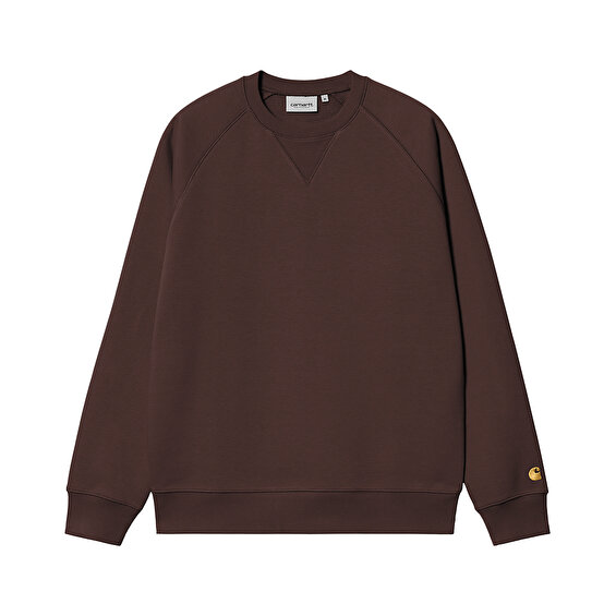 Carhartt WIP Chase Sweat, Palisander/Gold