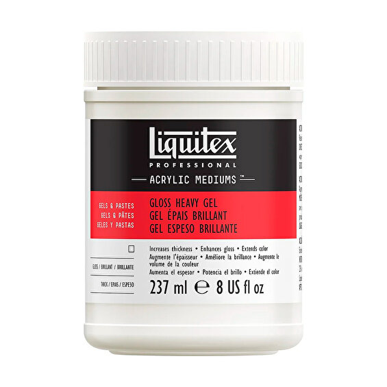 Liquitex Gloss Heavy Gel Medium 237ml