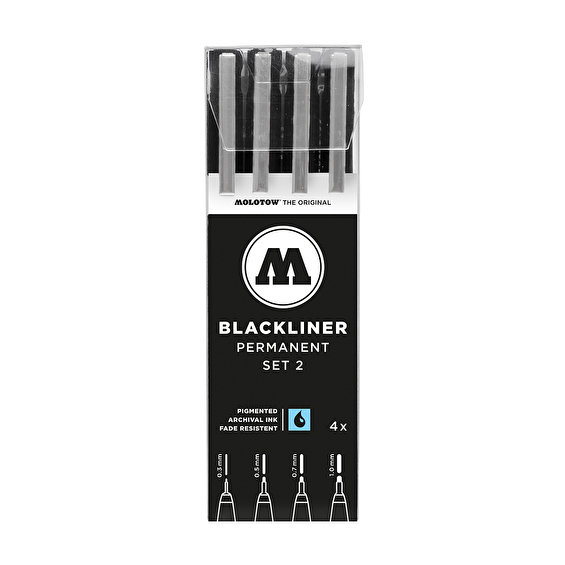 Molotow Blackliner Set 2, 4-set