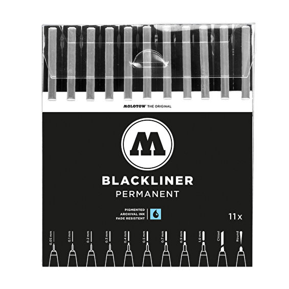 Molotow Blackliner Complete Set, 11st