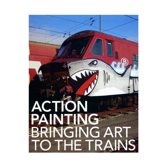 Action Painting bringing art to the trains