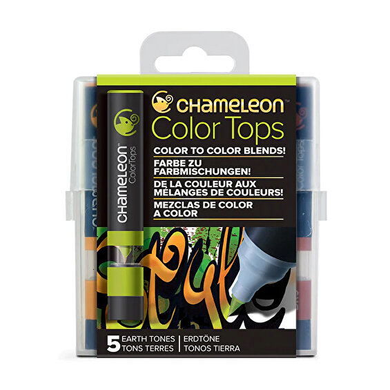 Chameleon 5 Color Tops Earth Tones Set