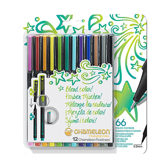 Chameleon 12 Pen Bright Colors Set
