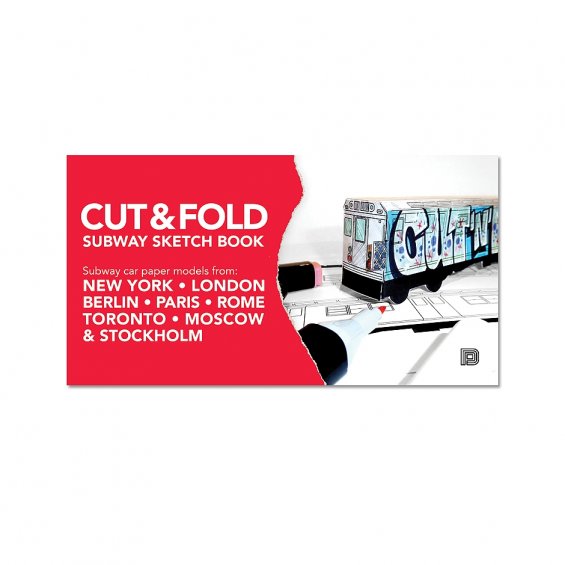 X-Cut and Fold Subway Sketchbook