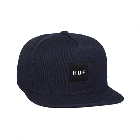 HUF Box Logo Snapback SU16, Navy