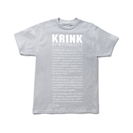 Krink Extinguisher T-shirt, Silver
