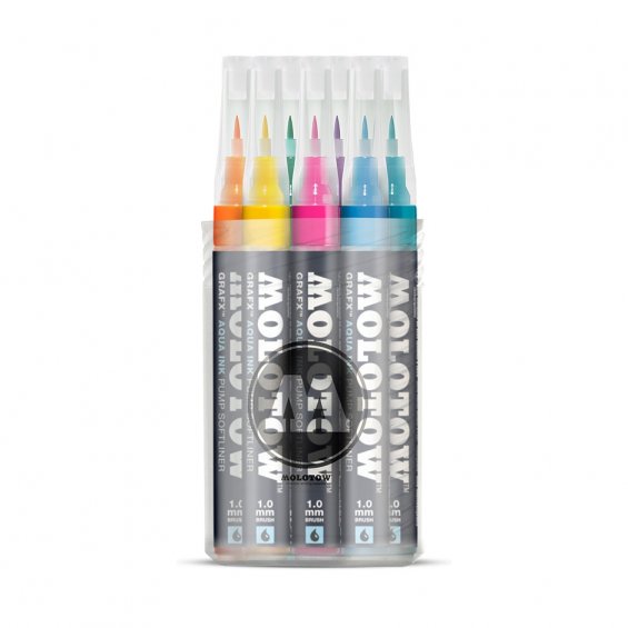 Molotow Grafx Aqua Ink Pump Softliner Main-kit 1