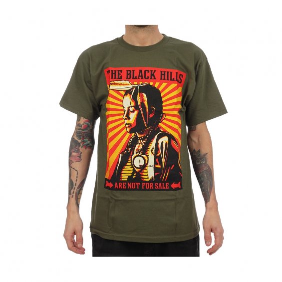Obey Black Hills Are Not For Sale Tee
