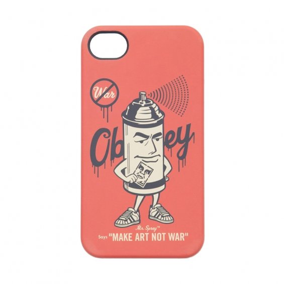Obey Mr Spray Iphone5 Case, Red