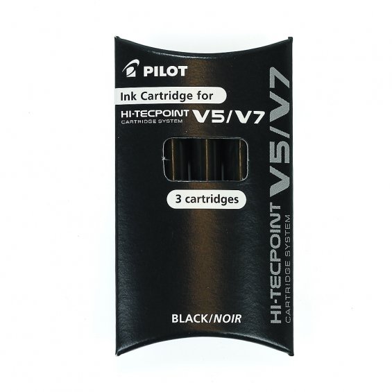 Pilot Hi-Tecpoint V7 Ink Cartridge, 3pcs