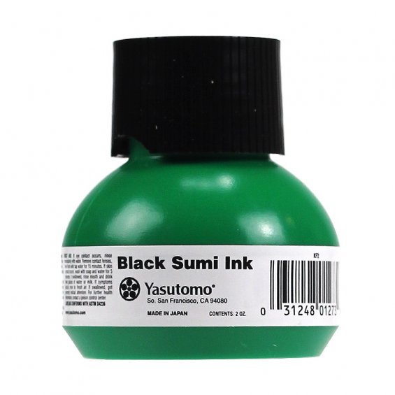 Yasutomo Sumi Ink 60ml, Black