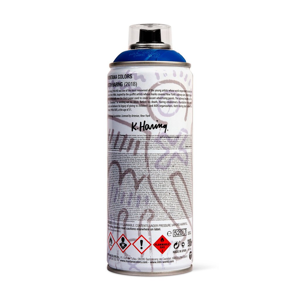 MTN limited edition 400ml - Keith Haring, Dark Blue | Highlights