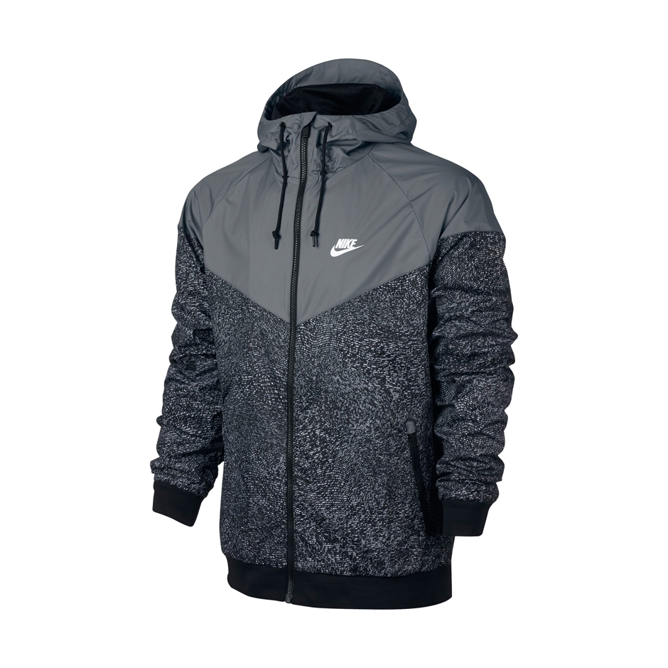 Nike Windrunner Jacket, Cool Grey Black Black | Highlights
