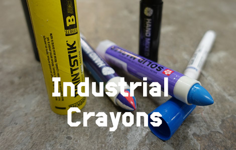 Industrial crayons