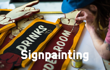 Sign painting