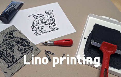 Lino printing