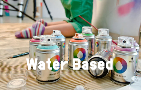 Water based spray